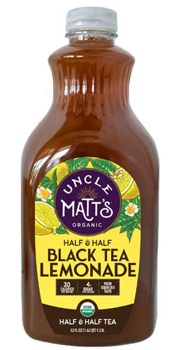 Uncle Matt's Organic Half and Half Black Tea Lemonade
